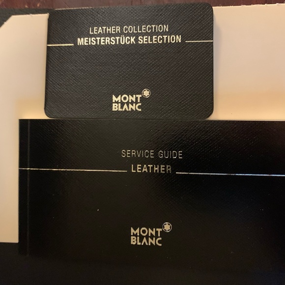 Montblanc iPhone 4/4S hold Meisterstuck Selection Leather NEW with original Box - Picture 6 of 11